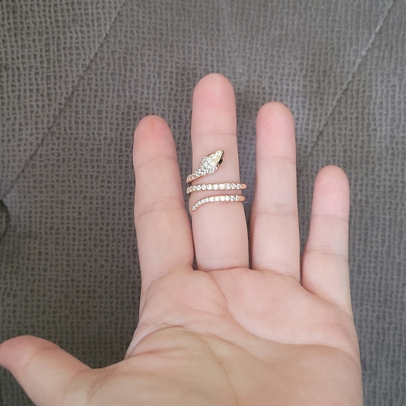 bleu💙 sage Gold💛 Serpent🐍 Ring💍 - NWT - Picture 8 of 16